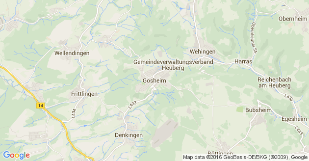 Karte Gosheim