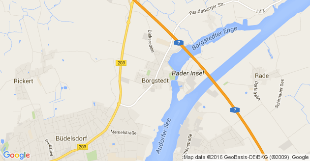 Karte Borgstedt