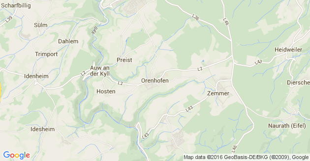 Karte Orenhofen