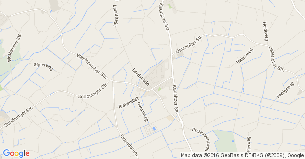 Karte Delbrück in Westfalen