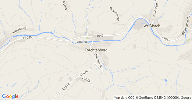 Karte Forchtenberg