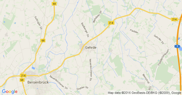 Karte Gehrde