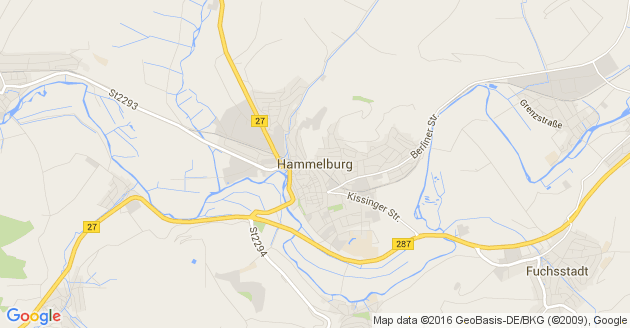 Karte Hammelburg