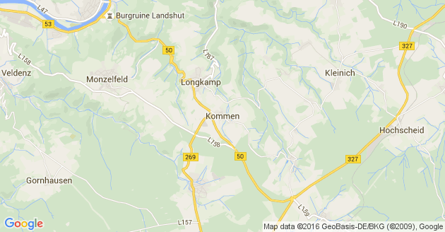 Karte Kommen