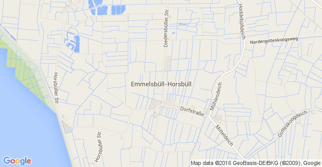 Karte Emmelsbüll Horsbüll