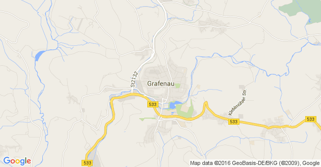 Karte Grafenau in Württemberg