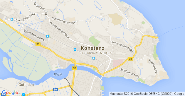 Karte Konstanz