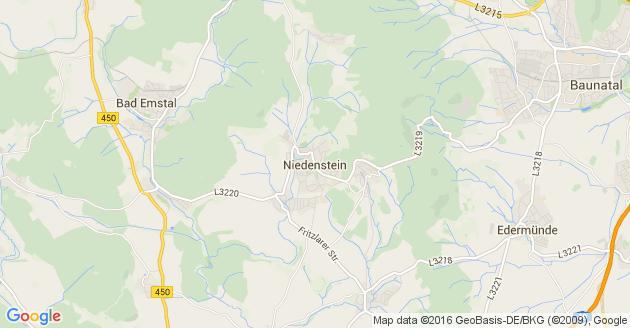 Karte Niedenstein