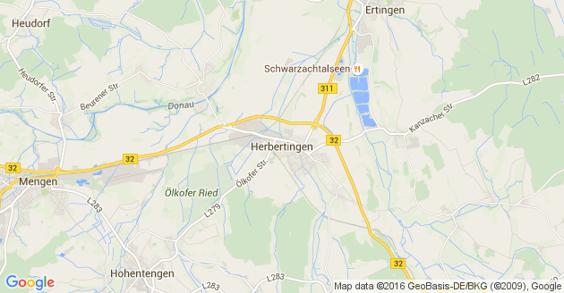 Karte Herbertingen