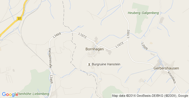 Karte Bornhagen