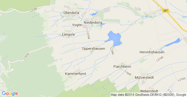 Karte Oppershausen