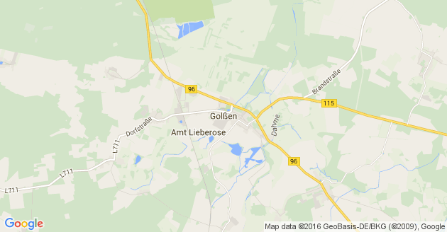 Karte Golßen