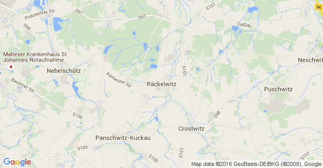 Karte Räckelwitz             