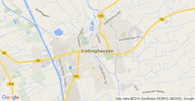 Karte Lüdinghausen