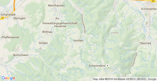 Karte Horben