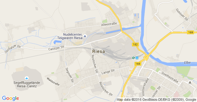 Karte Riesa