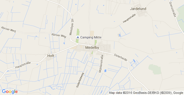 Karte Medelby