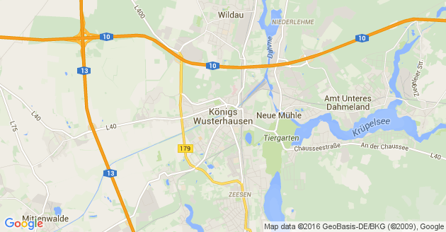 Karte Königs Wusterhausen