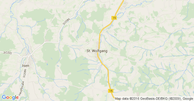 Karte Sankt Wolfgang