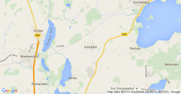 Karte Kalübbe