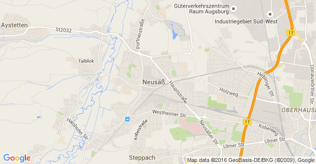 Karte Neusäß