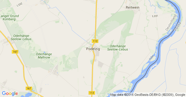 Karte Podelzig