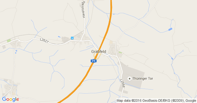 Karte Grabfeld