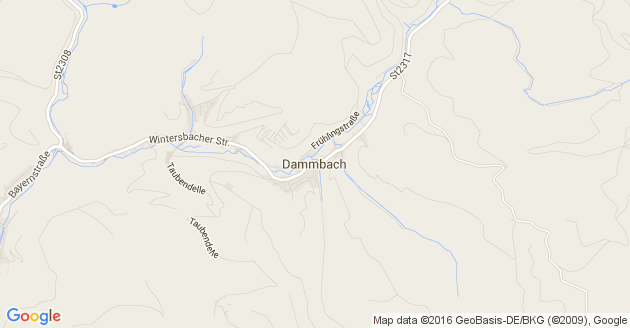 Karte Dammbach