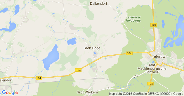 Karte Groß Roge