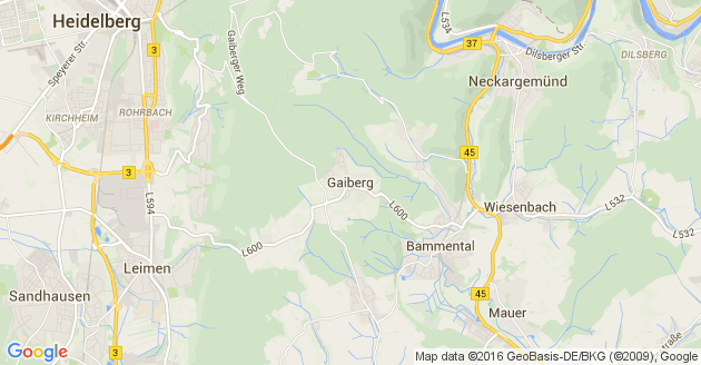 Karte Gaiberg