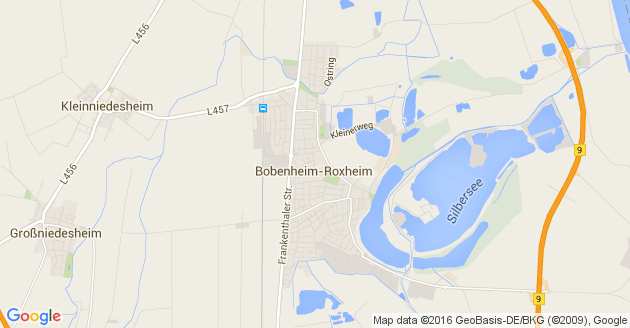 Karte Frankenthal in der Pfal