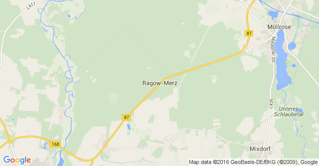 Karte Ragow Merz