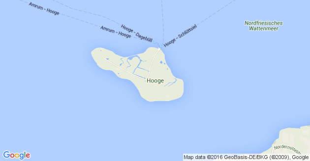 Karte Hooge