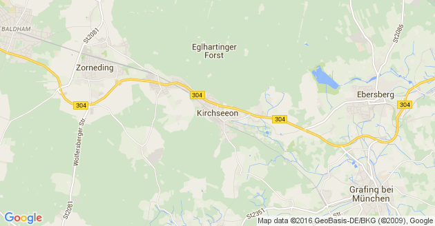 Karte Kirchseeon