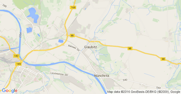 Karte Glaubitz
