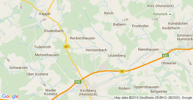 Karte Heinzenbach