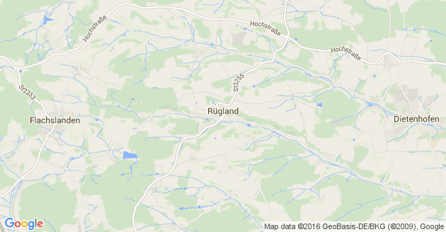 Karte Rügland