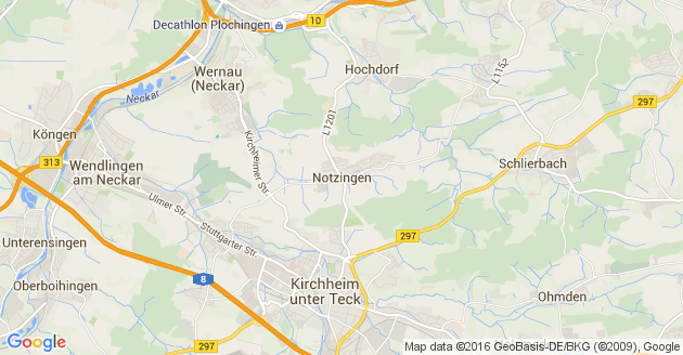 Karte Notzingen