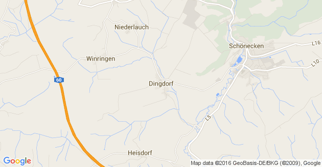 Karte Dingdorf
