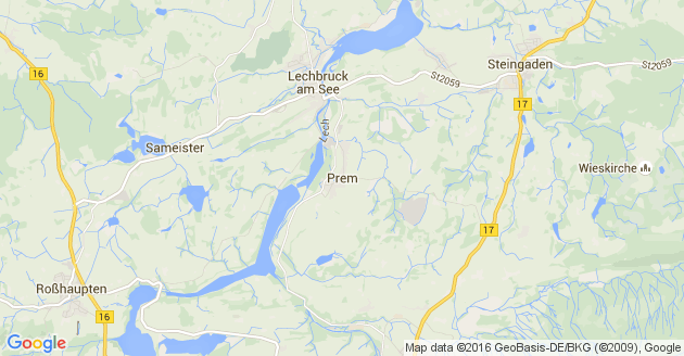 Karte Prem in Oberbayern