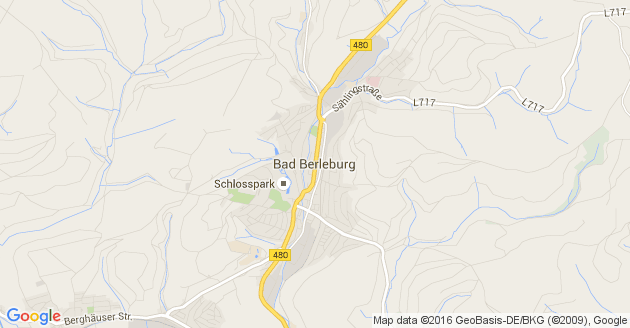 Karte Bad Berleburg