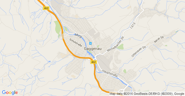 Karte Gaggenau