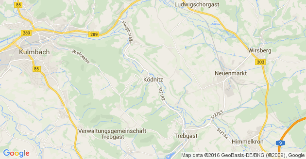 Karte Ködnitz