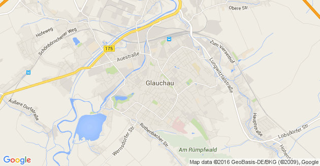 Karte Glauchau