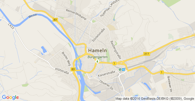 Karte Hameln                 