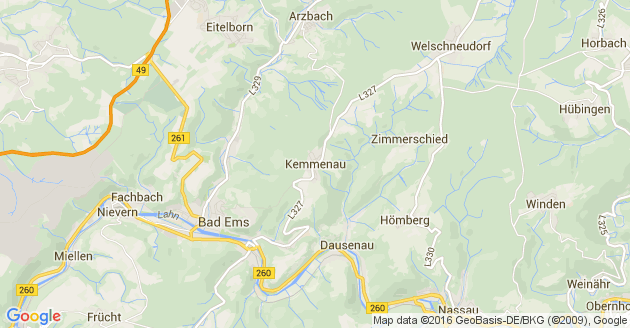Karte Kemmenau