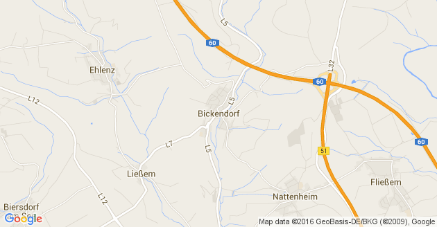 Karte Bickendorf