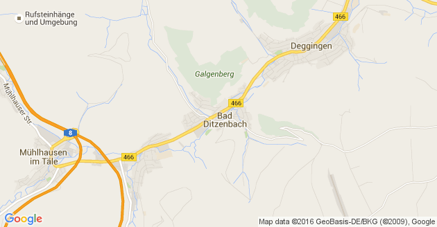Karte Bad Ditzenbach