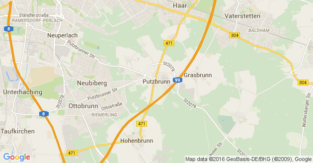 Karte Putzbrunn