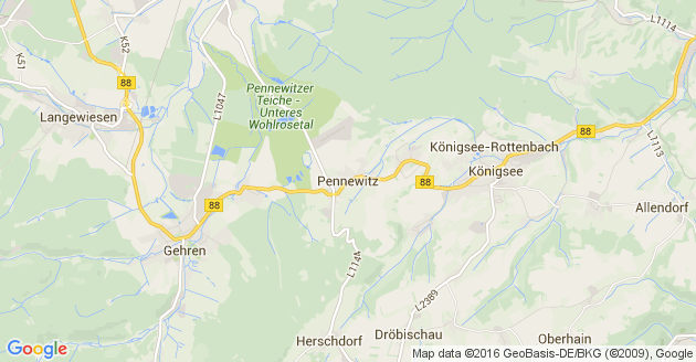 Karte Pennewitz